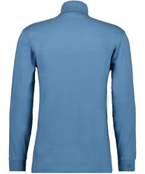 Ragman Herren Unterzieh Rolli Blau/Hellblau/Grau