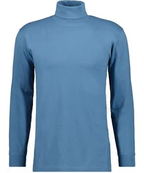 Ragman Herren Unterzieh Rolli Blau/Hellblau/Grau