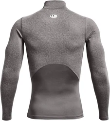 Under Armour Longsleeve UA CG Armour Compression Mock CHARCOAL LIGHT HEATHER
