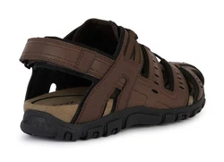Geox Sandalette Wanderschuh Trekkingsandale dunkelbraun/schwarz