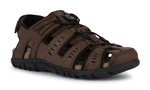 Geox Sandalette Wanderschuh Trekkingsandale dunkelbraun/schwarz