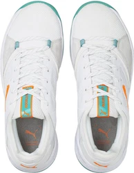 PUMA Accelerate Turbo Nitro W Handballschuh Weiß/Neon/Zitrus/Nimbus