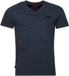 Superdry T-Shirt ultramarinblau/schwarz