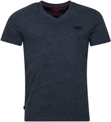 Superdry T-Shirt ultramarinblau/schwarz