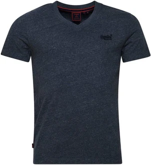Superdry T-Shirt ultramarinblau/schwarz
