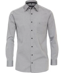 CASAMODA Langarmhemd Kent Comfort Fit Grau/Hellgrau/Dunkelgrau