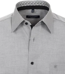 CASAMODA Langarmhemd Kent Comfort Fit Grau/Hellgrau/Dunkelgrau