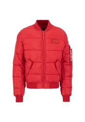 Alpha Industries Bomberjacke MA-1 Puffer Rot