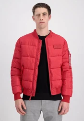 Alpha Industries Bomberjacke MA-1 Puffer Rot