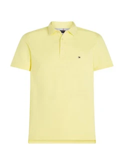 Tommy Hilfiger Poloshirt 1985 SLIM POLO Gelb Tommy Hilfiger Poloshirt 1985 SLIM POLO Gelb