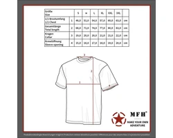 MFH T-Shirt Outdoor T-Shirt Streetstyle schwarz