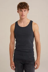 WE Fashion T-Shirt Dunkelblau/Dunkelgrau/Blau