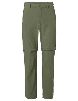 VAUDE Funktionshose Men's Farley Stretch T-Zip Pants III Khaki/Dunkelgrün/Grün