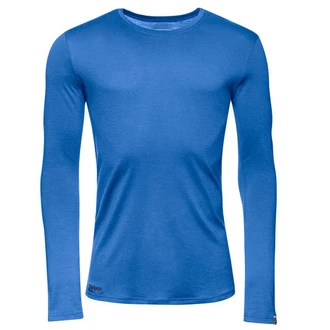 Kaipara Merino Sportswear Langarmshirt Herren Slimfit Blau/Hellblau Kaipara Merino Sportswear Langarmshirt Herren Slimfit Blau/Hellblau