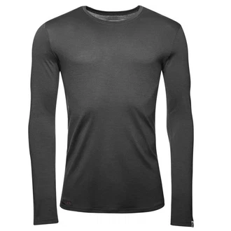 Kaipara Merino Sportswear Langarmshirt Herren Slimfit Dunkelgrau/Grau Kaipara Merino Sportswear Langarmshirt Herren Slimfit Dunkelgrau/Grau