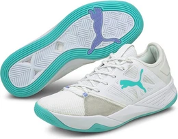 Accelerate Turbo Nitro W WHITE-ELEKTRO AQUA-ELEKTR Handballschuh
