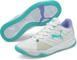 PUMA Accelerate Pro W Handballschuh WEISS/ELEKTRO AQUA