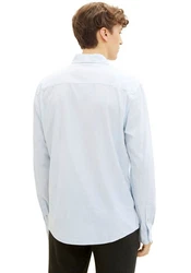 TOM TAILOR Denim Langarmhemd mit Knopfleiste 