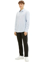 TOM TAILOR Denim Langarmhemd mit Knopfleiste 