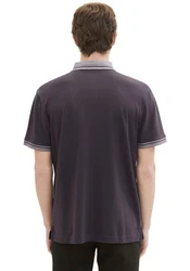 TOM TAILOR Poloshirt mit Logo-Schriftzug und Details 