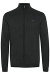 11 Project Strickjacke PRSandor Dunkelgrau/Grau/Braun