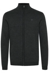 11 Project Strickjacke PRSandor Dunkelgrau/Grau/Braun