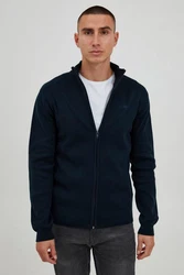11 Project Strickjacke PRSandor Dunkelblau/Blau/Hellblau