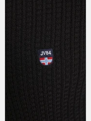 Jan Vanderstorm Strickjacke ONERVA Schwarz/Rot