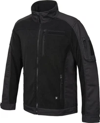 Brandit Fleece Jacke Schwarz/Dunkelblau/Dunkelgrau