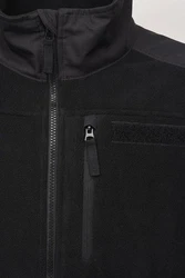 Brandit Fleece Jacke Schwarz/Dunkelblau/Dunkelgrau