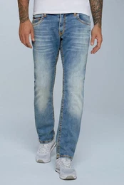 Comfort-fit-Jeans mit breiten Nhten