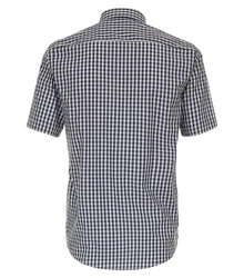 CASAMODA Kurzarmhemd Freizeithemd (944196300) Dunkelblau/Schwarz/Blau/Hellblau/Grau