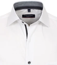 CASAMODA Businesshemd uni Creme/Weiß