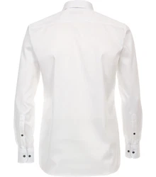 CASAMODA Businesshemd uni Creme/Weiß