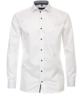 CASAMODA Businesshemd uni Creme/Weiß CASAMODA Businesshemd uni Creme/Weiß