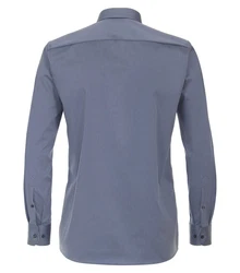 CASAMODA Businesshemd uni Dunkelblau/Blau/Grau