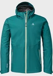 Schöffel Outdoorjacke 3L Jacket Begoro Türkis/Grün