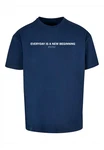 Merchcode T-Shirt Hope Heavy Oversize Tee Dunkelblau/Blau
