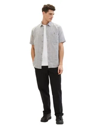 Kurzarmhemd COTTON LINEN (1-tlg)