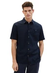 TOM TAILOR Kurzarmhemd Regular Blau (7362)