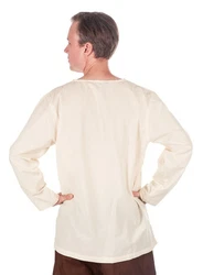 Metamorph T-Shirt Hemd Gunther Braun/Weiß/Creme/Grau