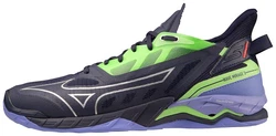 Mizuno WAVE MIRAGE 5 Handballschuh Dunkelgrau/Schwarz/Sicherheitsgelb