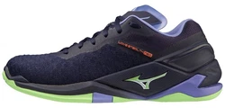 Mizuno Wave Stealth Neo 004 Handballschuh Dunkelschatten/Schwarz/Sicherheitsgelb