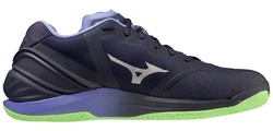 Mizuno Wave Stealth Neo 004 Handballschuh Dunkelschatten/Schwarz/Sicherheitsgelb