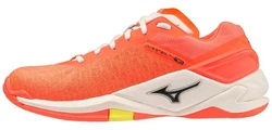 Mizuno Wave Stealth Neo 004 Handballschuh Flame/Schwarz/Bolt (004)