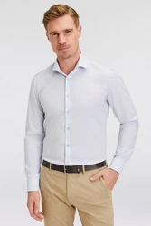 OLYMP Langarmhemd Level Five body fit Weiß/Hellblau/Grau/Blau/Creme