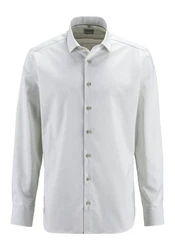 OLYMP Langarmhemd Level Five body fit Weiß/Grau/Khaki