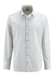 OLYMP Langarmhemd Level Five body fit Weiß/Grau/Khaki
