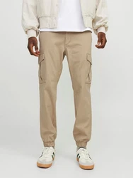 Jack & Jones Cargohose JPSTMARCO JJJOE CUFFED Khaki/Beige/Braun