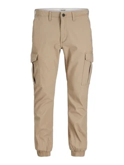 Jack & Jones Cargohose JPSTMARCO JJJOE CUFFED Khaki/Beige/Braun